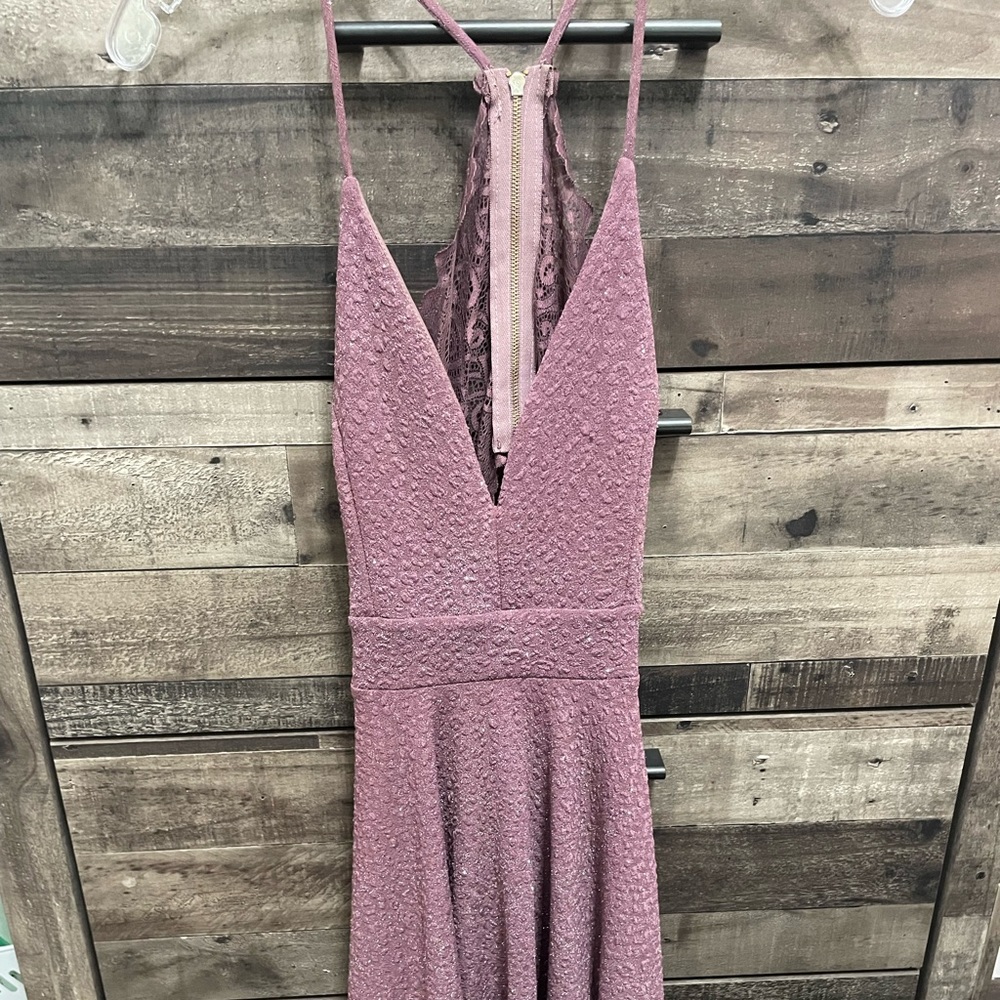Windsor purple winter ball dress